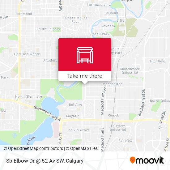 Sb Elbow Dr @ 52 Av SW plan