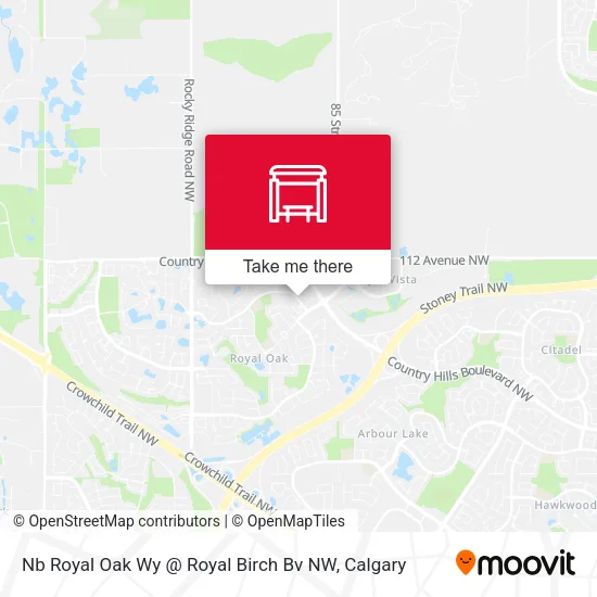 Nb Royal Oak Wy @ Royal Birch Bv NW map