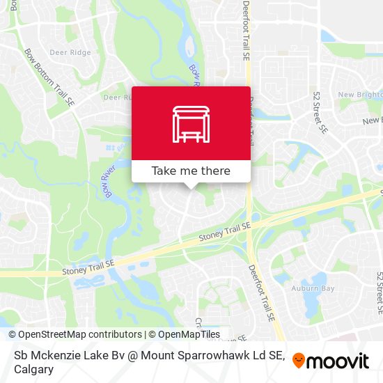 Sb Mckenzie Lake Bv @ Mount Sparrowhawk Ld SE map