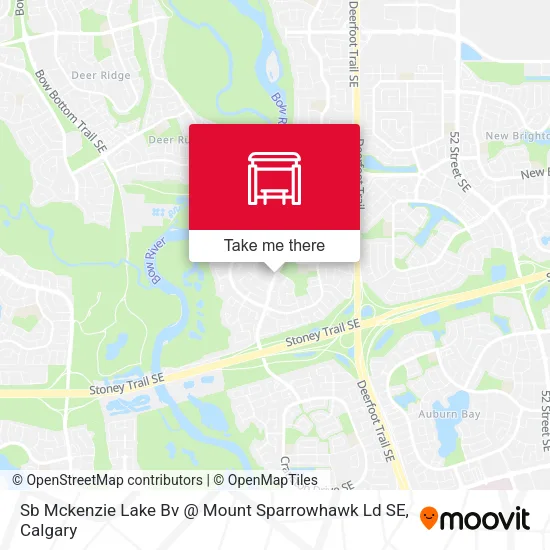 Sb Mckenzie Lake Bv @ Mount Sparrowhawk Ld SE map
