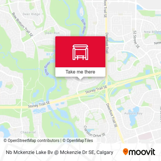 Nb Mckenzie Lake Bv @ Mckenzie Dr SE map