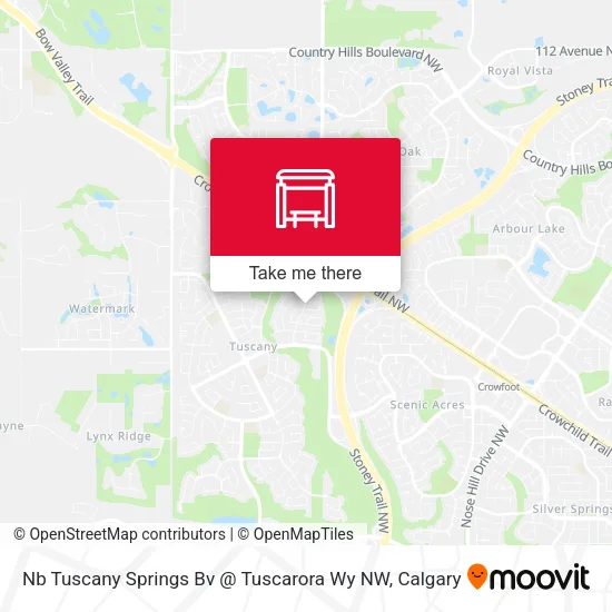 Nb Tuscany Springs Bv @ Tuscarora Wy NW map