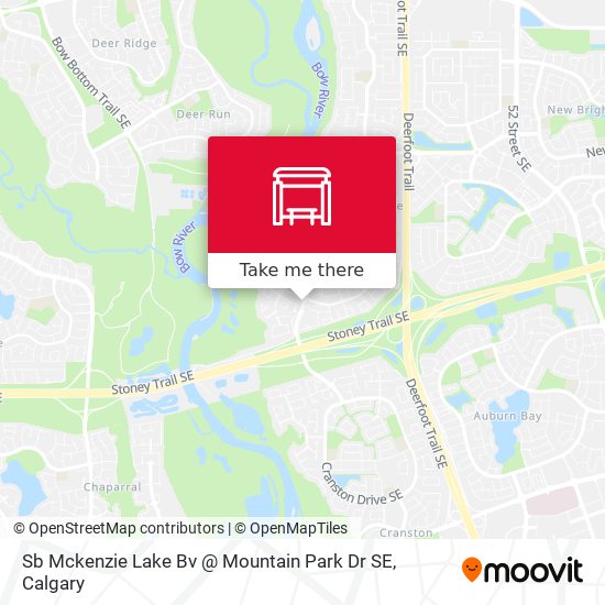Sb Mckenzie Lake Bv @ Mountain Park Dr SE map