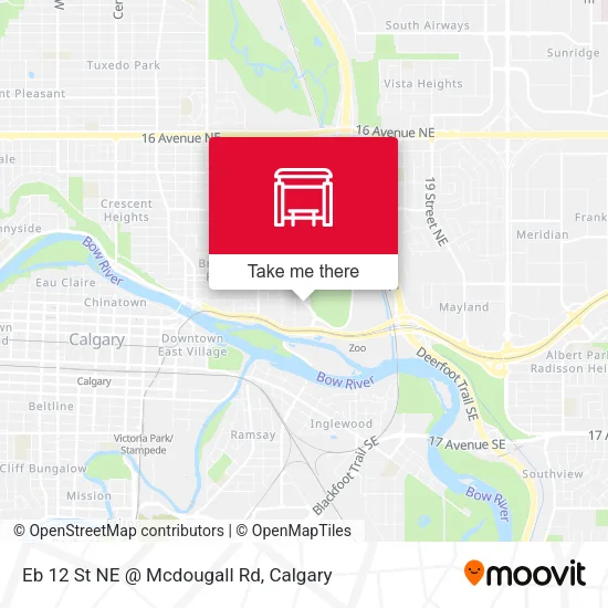 Eb 12 St NE @ Mcdougall Rd plan
