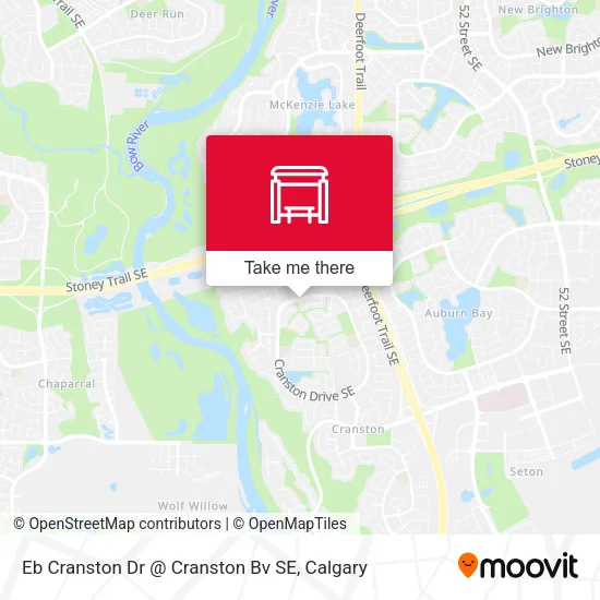 Eb Cranston Dr @ Cranston Bv SE map