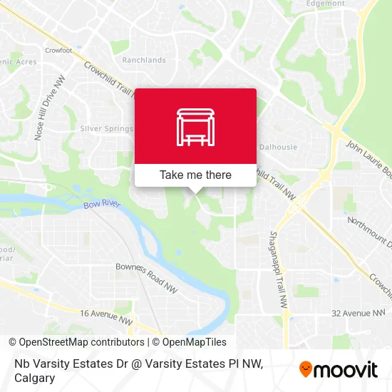 Nb Varsity Estates Dr @ Varsity Estates Pl NW map