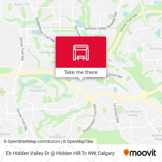 Eb Hidden Valley Dr @ Hidden Hill Tc NW map