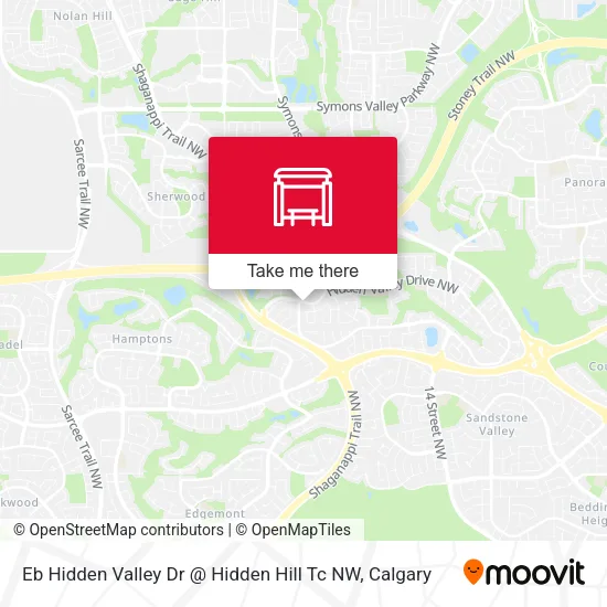 Eb Hidden Valley Dr @ Hidden Hill Tc NW map
