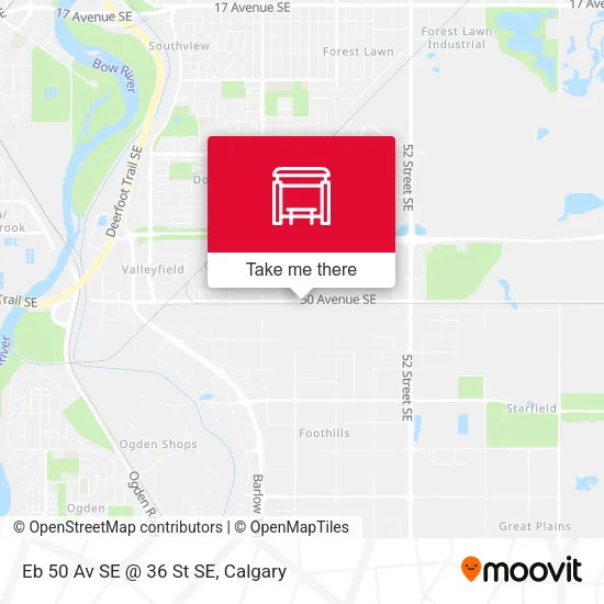 Eb 50 Av SE @ 36 St SE map