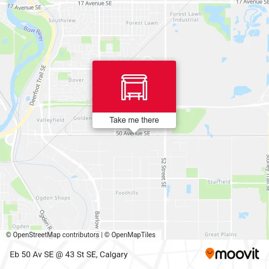 Eb 50 Av SE @ 43 St SE map