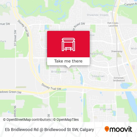 Eb Bridlewood Rd @ Bridlewood St SW map