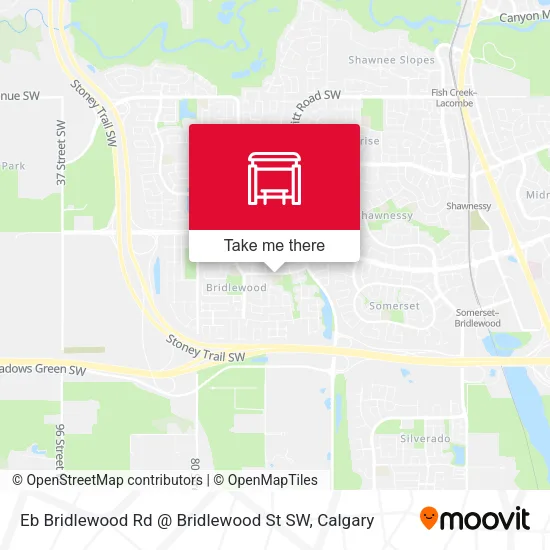 Eb Bridlewood Rd @ Bridlewood St SW map
