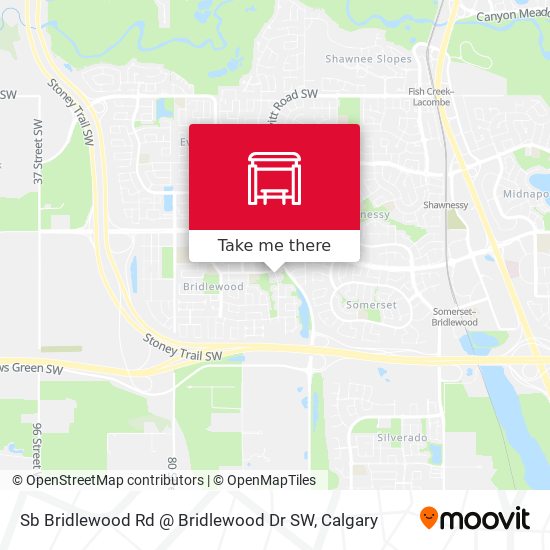 Sb Bridlewood Rd @ Bridlewood Dr SW map