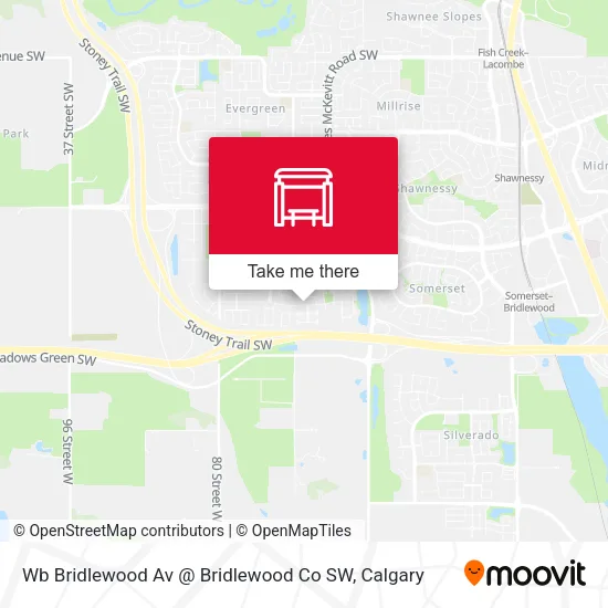 Wb Bridlewood Av @ Bridlewood Co SW map