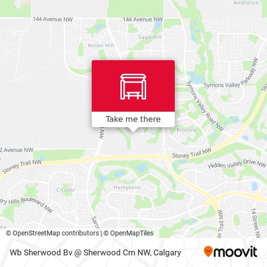 Wb Sherwood Bv @ Sherwood Cm NW map