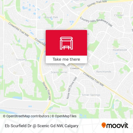 Eb Scurfield Dr @ Scenic Gd NW map