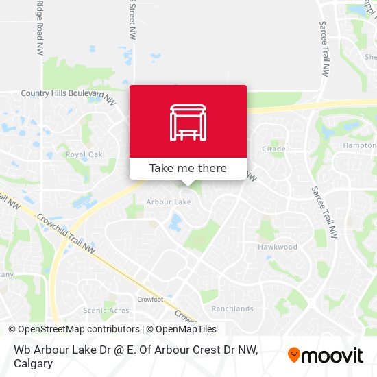 Wb Arbour Lake Dr @ E. Of Arbour Crest Dr NW plan