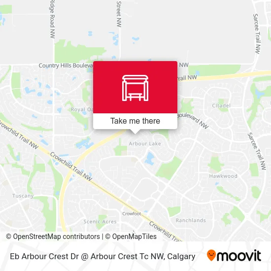 Eb Arbour Crest Dr @ Arbour Crest Tc NW map