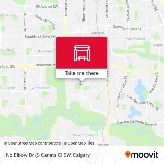 Nb Elbow Dr @ Canata Cl SW map