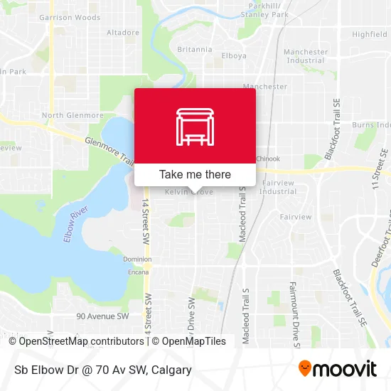 Sb Elbow Dr @ 70 Av SW plan