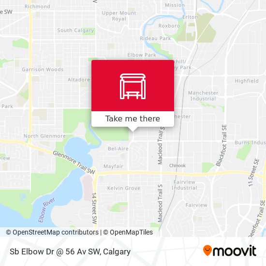 Sb Elbow Dr @ 56 Av SW plan