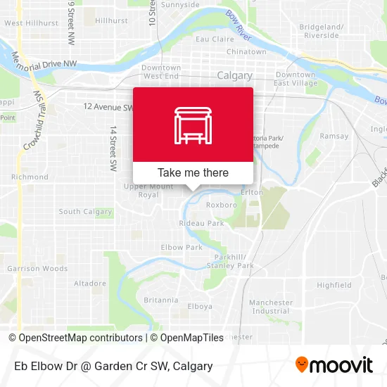 Eb Elbow Dr @ Garden Cr SW map