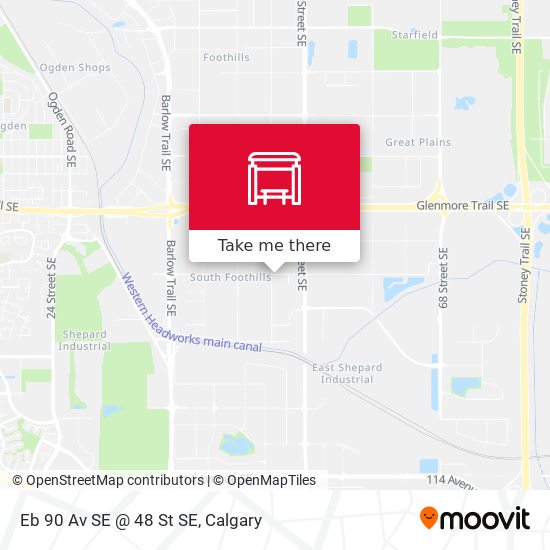 Eb 90 Av SE @ 48 St SE map