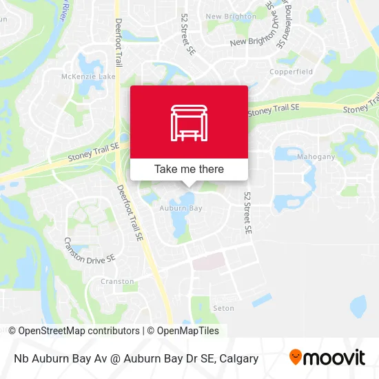 Nb Auburn Bay Av @ Auburn Bay Dr SE map