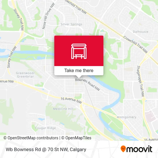 Wb Bowness Rd @ 70 St NW map