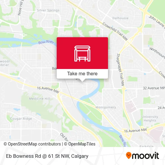 Eb Bowness Rd @ 61 St NW map