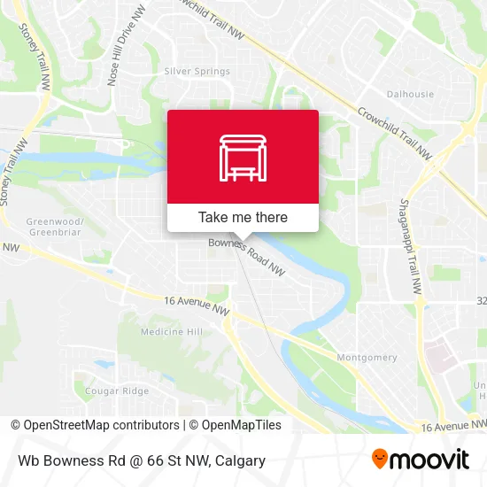 Wb Bowness Rd @  66 St NW map