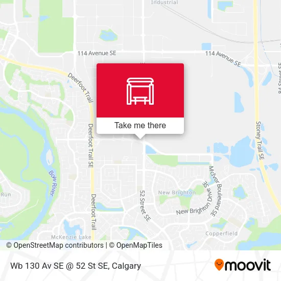 Wb 130 Av SE @ 52 St SE map
