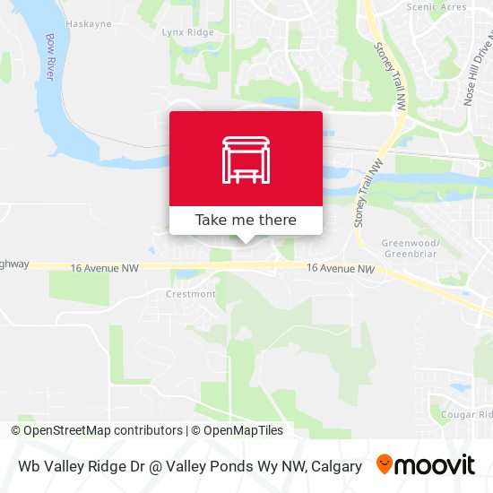Wb Valley Ridge Dr @ Valley Ponds Wy NW map