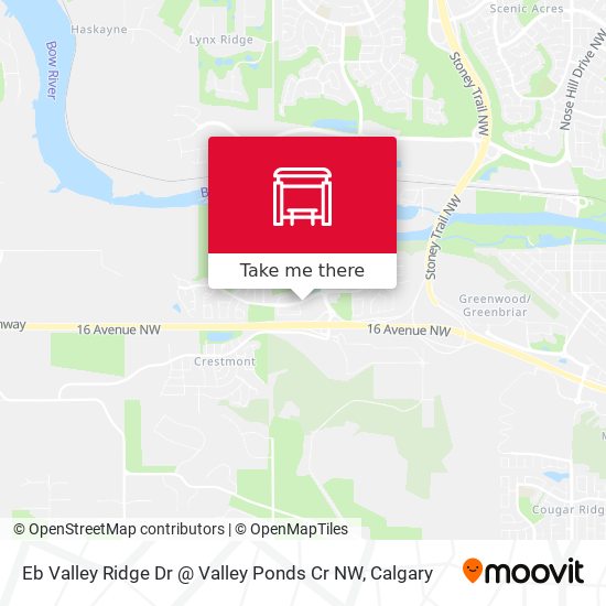 Eb Valley Ridge Dr @ Valley Ponds Cr NW map
