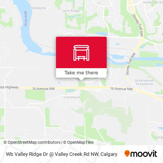 Wb Valley Ridge Dr @ Valley Creek Rd NW map