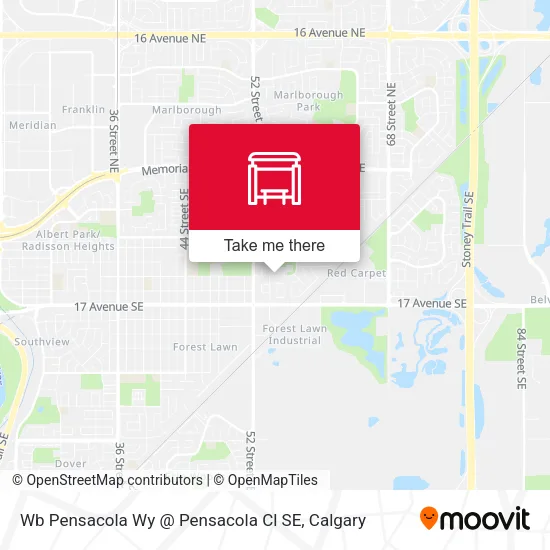 Wb Pensacola Wy @ Pensacola Cl SE map