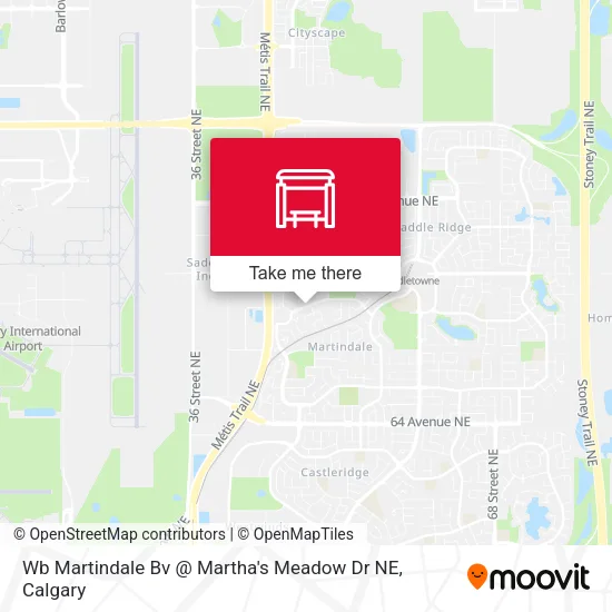 Wb Martindale Bv @ Martha's Meadow Dr NE map