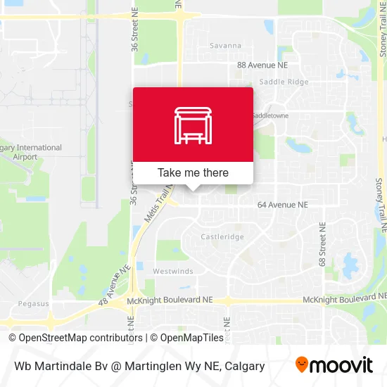 Wb Martindale Bv @ Martinglen Wy NE map