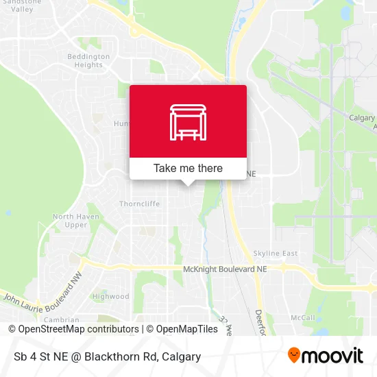 Sb 4 St NE @ Blackthorn Rd map