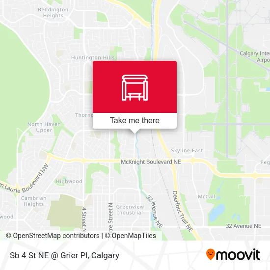 Sb 4 St NE @ Grier Pl map