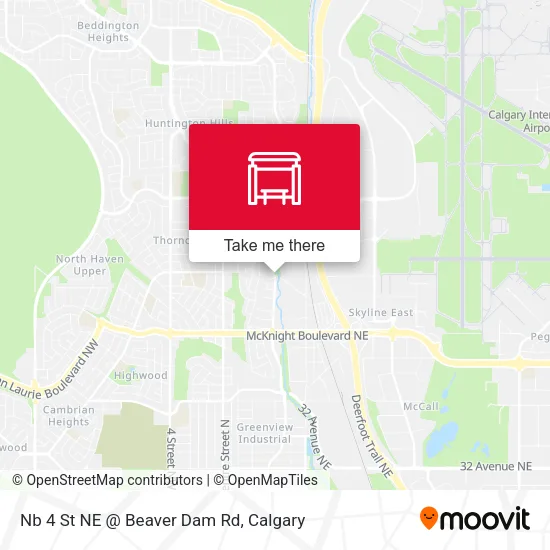 Nb 4 St NE @ Beaver Dam Rd map