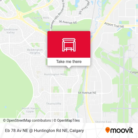 Eb 78 Av NE @ Huntington Rd NE map