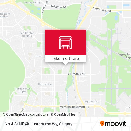 Nb 4 St NE @ Huntbourne Wy map