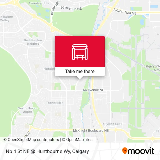 Nb 4 St NE @ Huntbourne Wy map