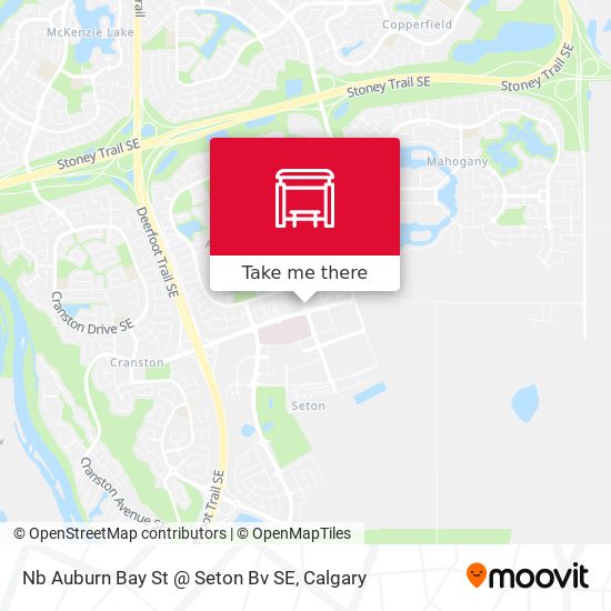 Nb Auburn Bay St @ Seton Bv SE map