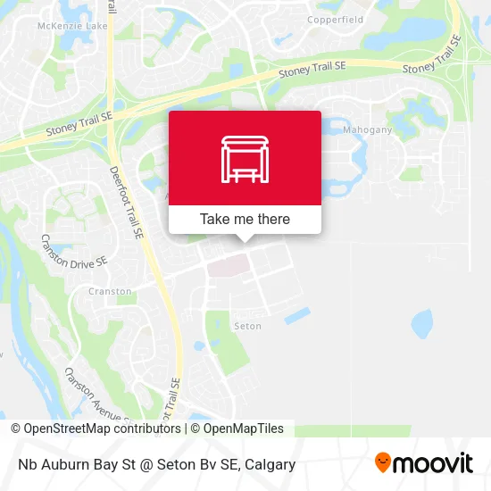 Nb Auburn Bay St @ Seton Bv SE map