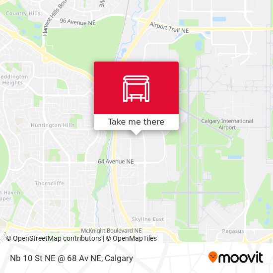 Nb 10 St NE @ 68 Av NE map