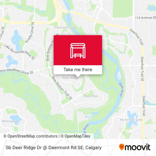 Sb Deer Ridge Dr @ Deermont Rd SE map