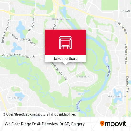 Wb Deer Ridge Dr @ Deerview Dr SE map