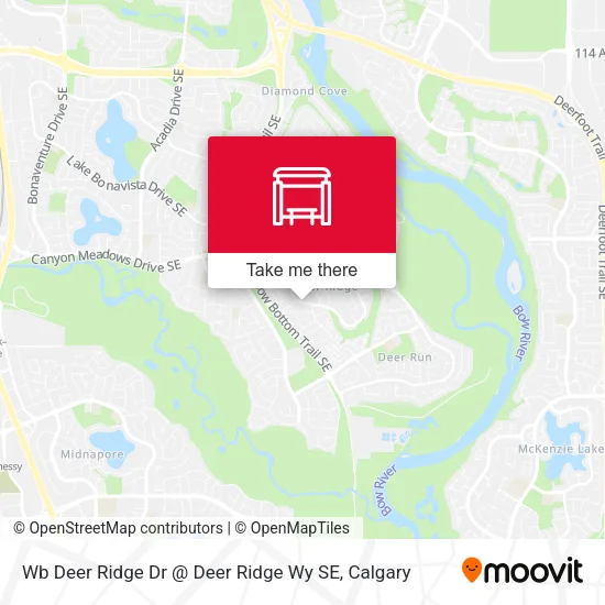 Wb Deer Ridge Dr @ Deer Ridge Wy SE map